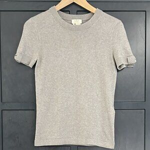 Kate Spade Short-Sleeve Pullover - Size S, Gray
